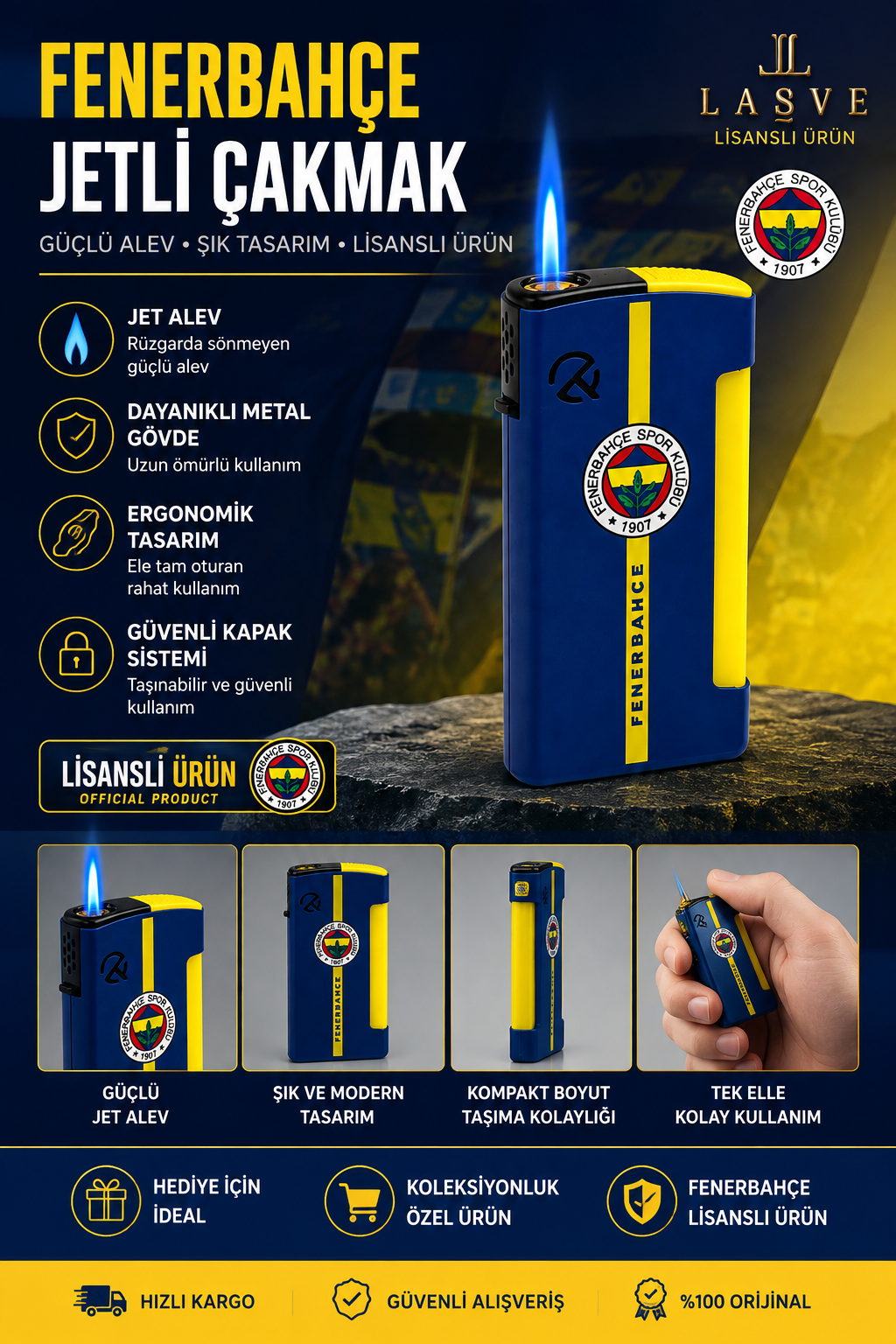 Fenerbahçe Lisanslı Jetli Çakmak